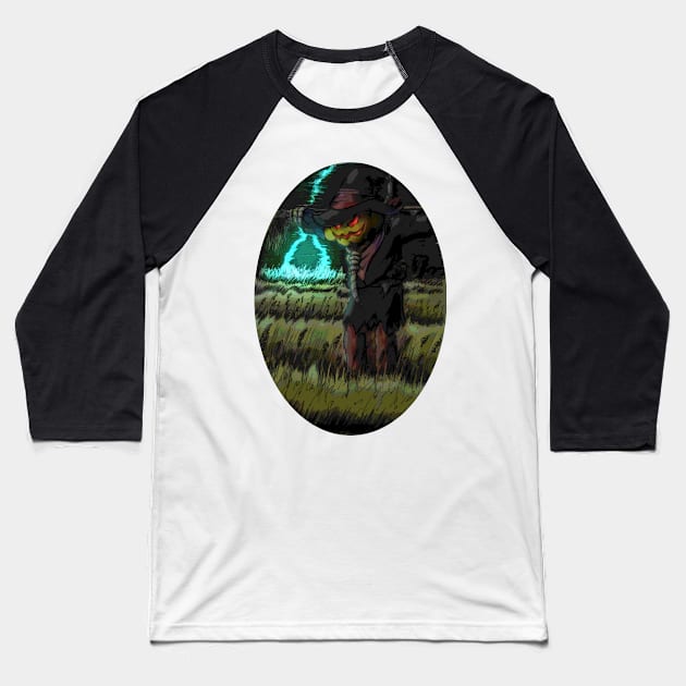 Scarecrow Baseball T-Shirt by markarts